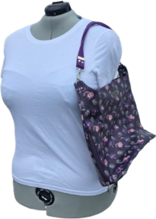 Midnight Moths Slouch Hobo Bag