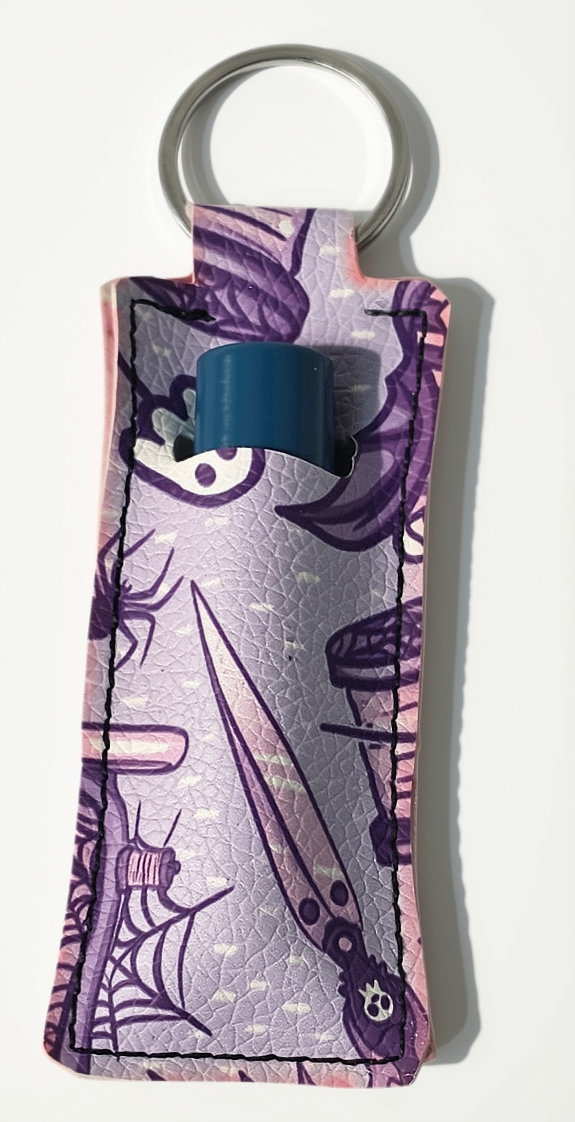 Chapstick Holder Keychain | Handmade Lip Balm Holder
