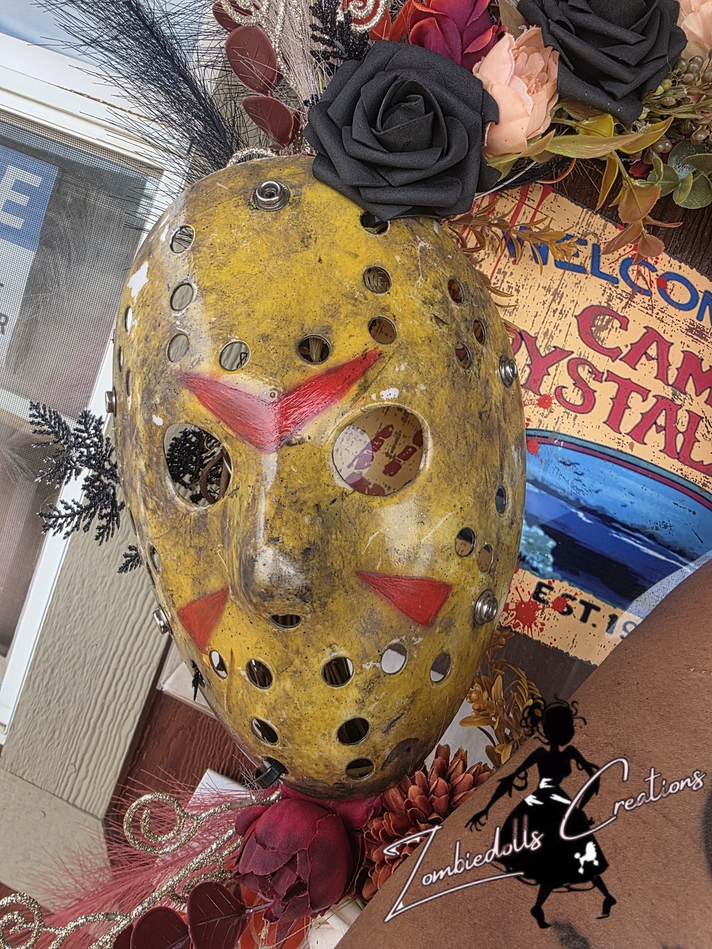 Camp Crystal Lake Wreath