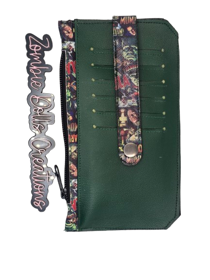 Vintage Horror “Purse Pal” Wallet | Handmade | Dracula & Classic Monsters Print