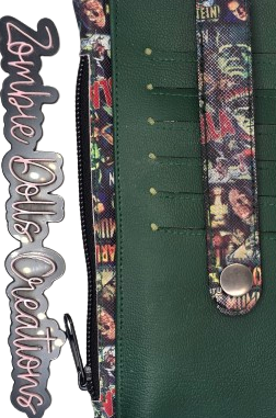 Vintage Horror “Purse Pal” Wallet | Handmade | Dracula & Classic Monsters Print