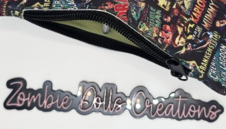 Vintage Horror “Purse Pal” Wallet | Handmade | Dracula & Classic Monsters Print