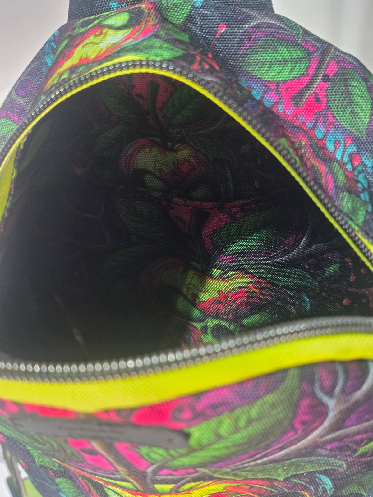 Poison Apple Skull 120 Mav Pack | Neon Gothic Mini Backpack