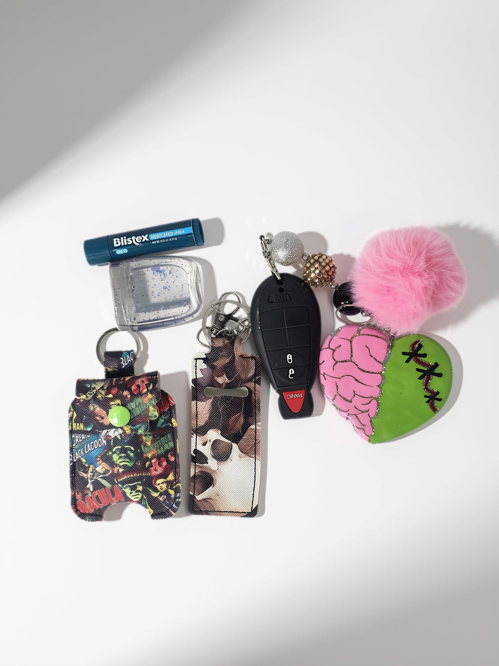 Chapstick Holder Keychain | Handmade Lip Balm Holder