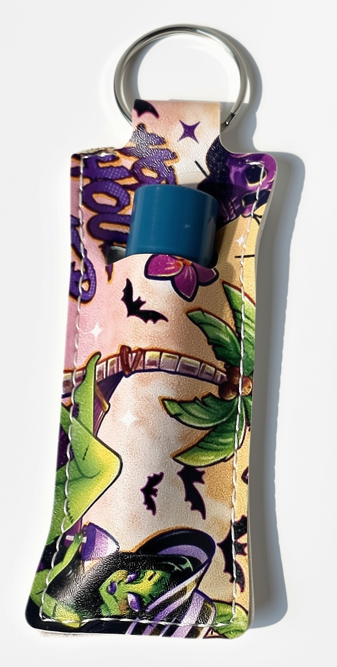 Chapstick Holder Keychain | Handmade Lip Balm Holder