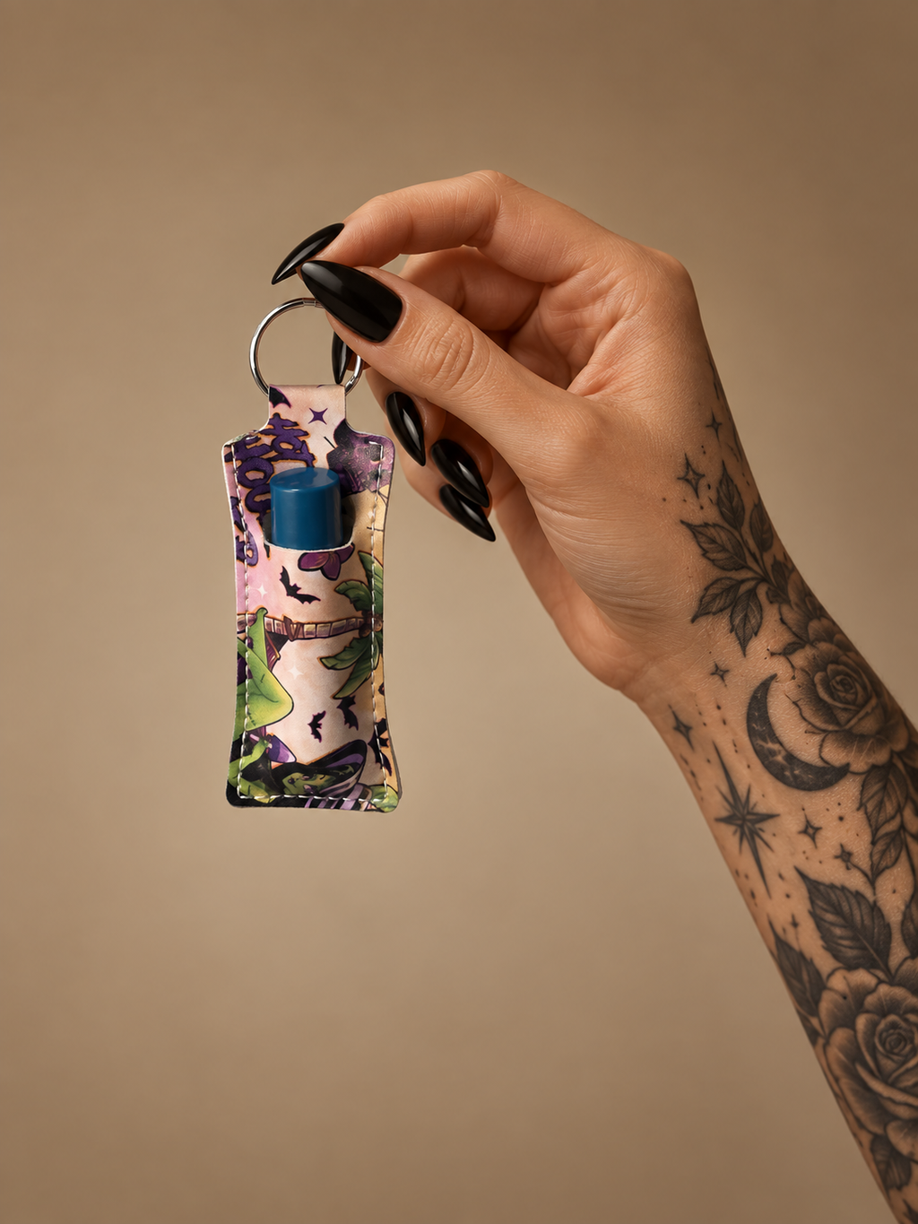 Chapstick Holder Keychain | Handmade Lip Balm Holder