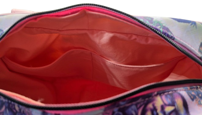 Pink Horror-Inspired Coleus Bowler with Crossbody Strap