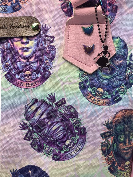 Pink Horror-Inspired Coleus Bowler with Crossbody Strap