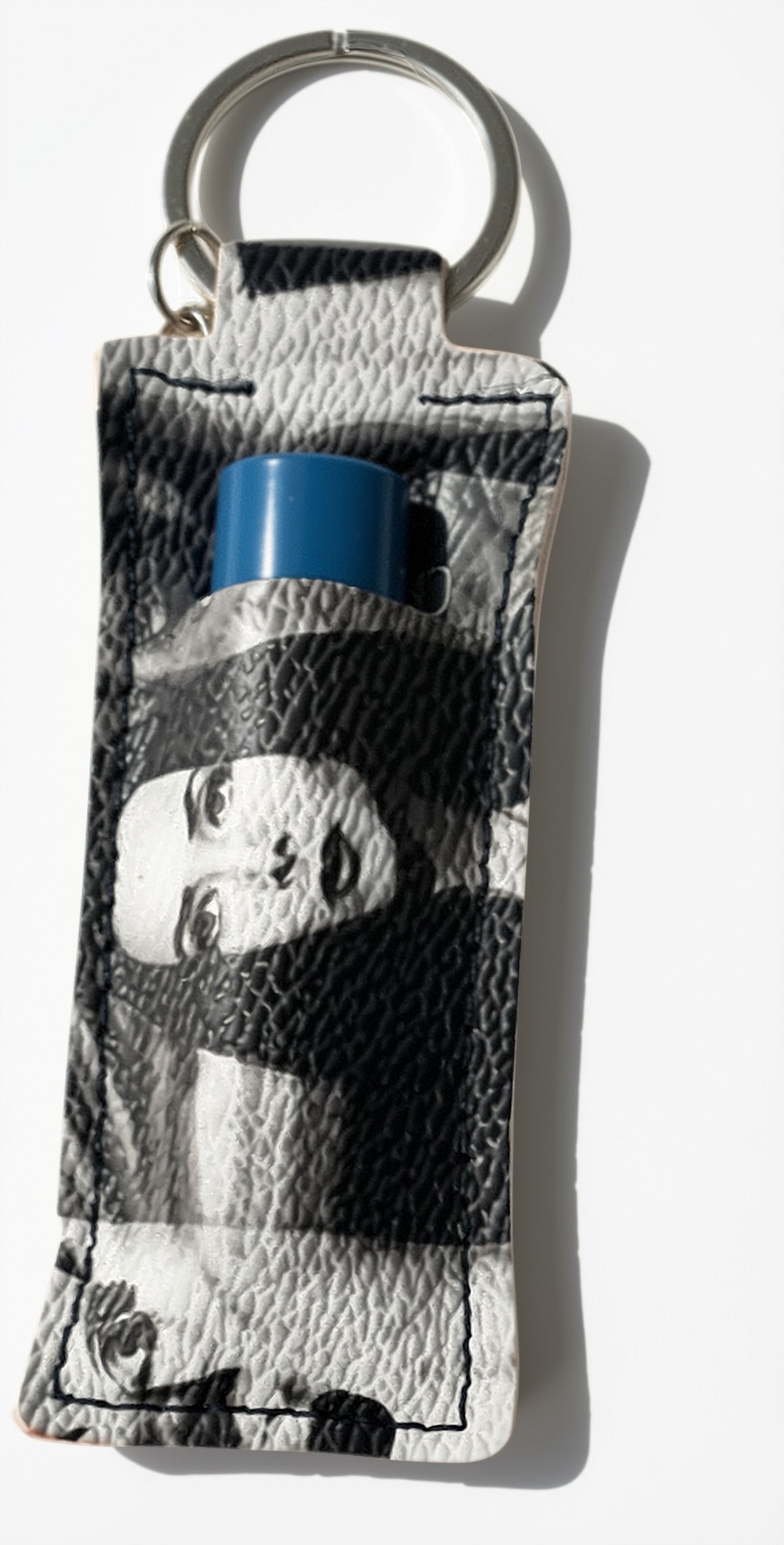 Chapstick Holder Keychain | Handmade Lip Balm Holder