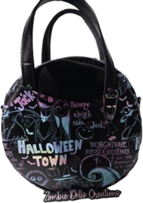 Halloween Town Round Magdalena Circle Bag