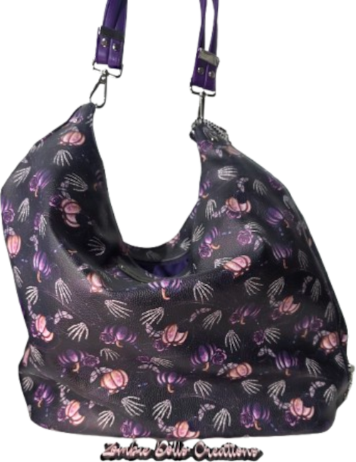Midnight Moths Slouch Hobo Bag