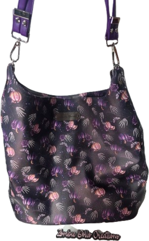 Midnight Moths Slouch Hobo Bag