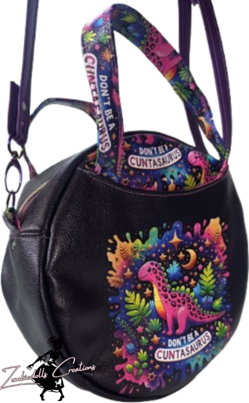Don't Be a Cuntasaurus Magdalena Circle Bag