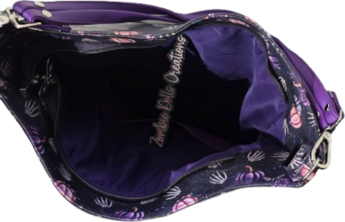 Midnight Moths Slouch Hobo Bag
