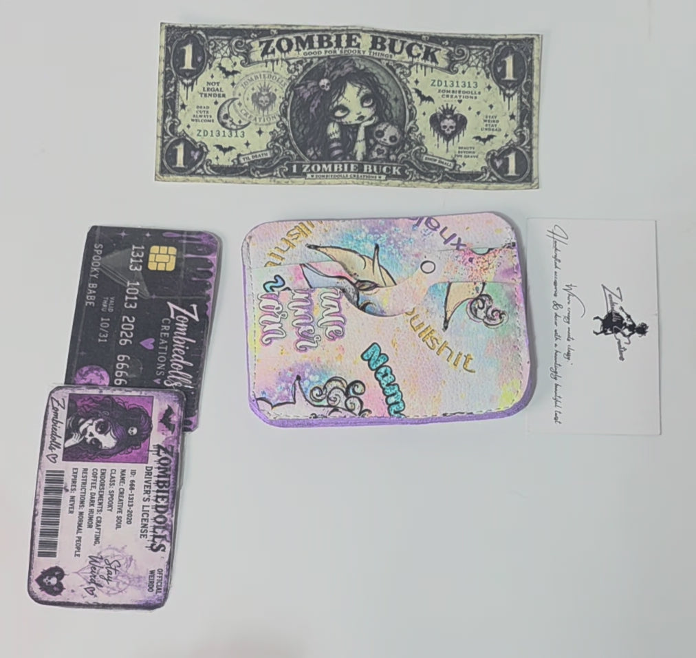 Slim Card Holder Wallet | Handmade Minimalist Card Wallet