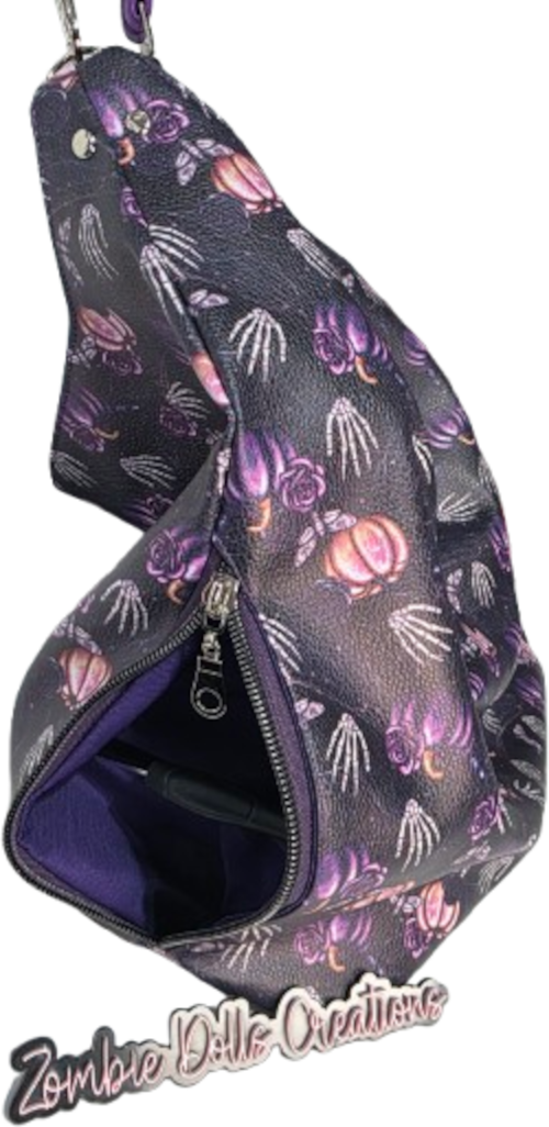 Midnight Moths Slouch Hobo Bag