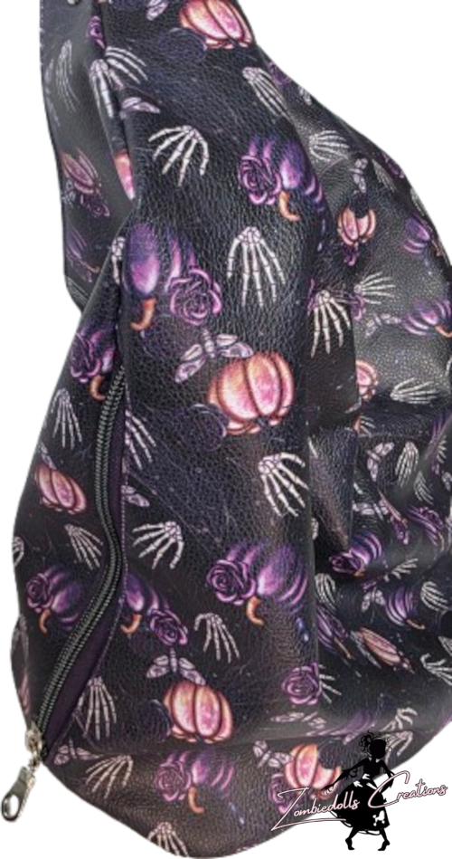Midnight Moths Slouch Hobo Bag