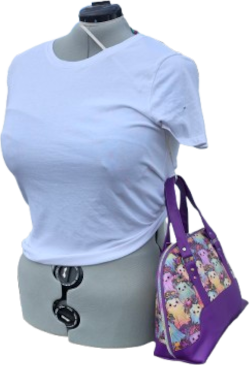 Floral Ghost Boronia Bowler Bag