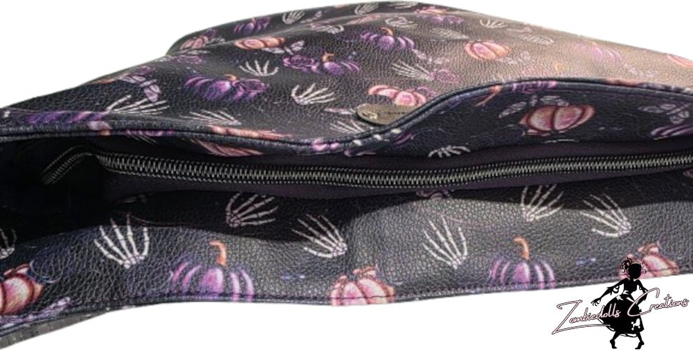 Midnight Moths Slouch Hobo Bag